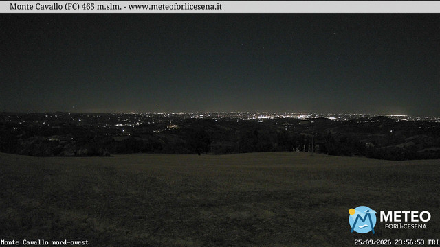 time-lapse frame, Monte Cavallo Nord webcam