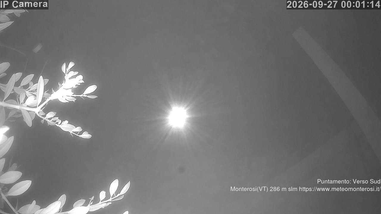 time-lapse frame, Monterosi  webcam