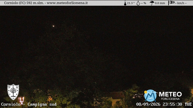 time-lapse frame, Corniolo webcam