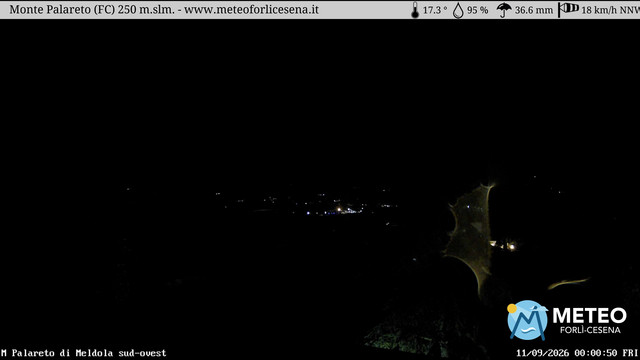 time-lapse frame, Monte Palareto webcam
