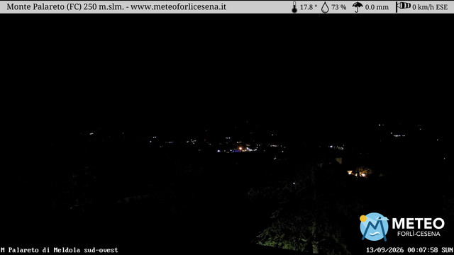 time-lapse frame, Monte Palareto webcam