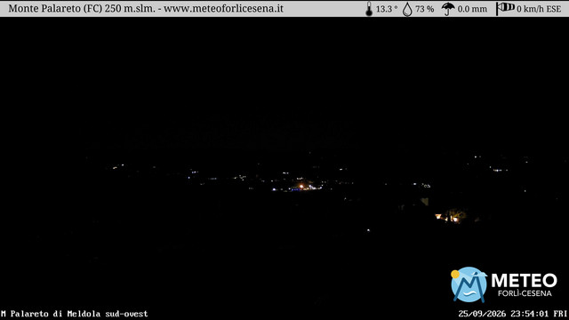 time-lapse frame, Monte Palareto webcam