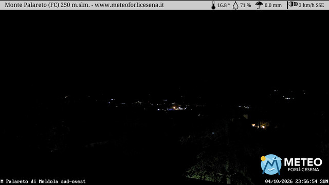 time-lapse frame, Monte Palareto webcam