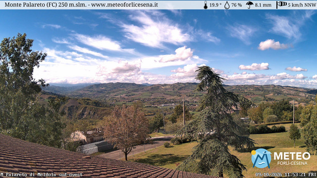 view from Monte Palareto on 2026-10-09