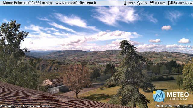 view from Monte Palareto on 2026-10-09