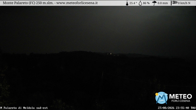 time-lapse frame, Monte Palareto SE webcam