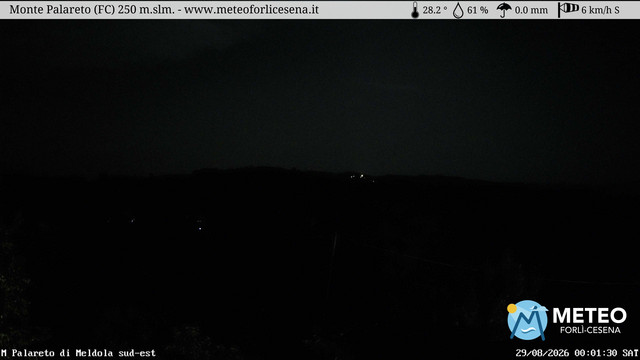 time-lapse frame, Monte Palareto SE webcam