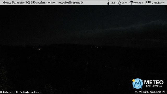 time-lapse frame, Monte Palareto SE webcam