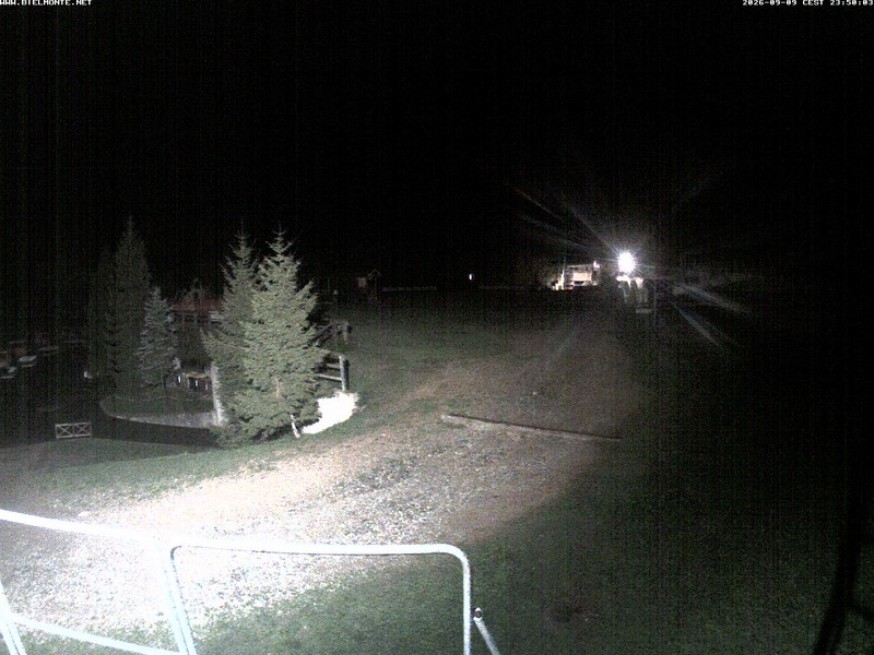 time-lapse frame, Bielmonte piste versante sud webcam