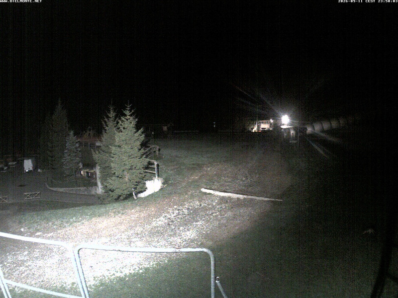 time-lapse frame, Bielmonte piste versante sud webcam