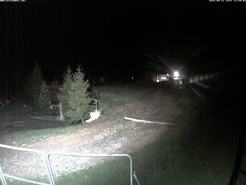 time-lapse frame, Bielmonte piste versante sud webcam
