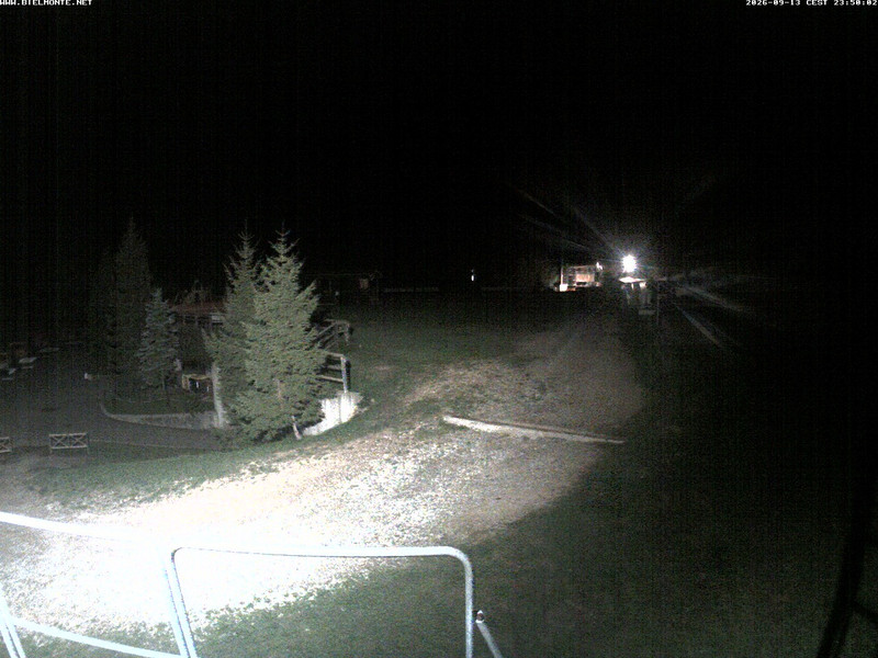time-lapse frame, Bielmonte piste versante sud webcam