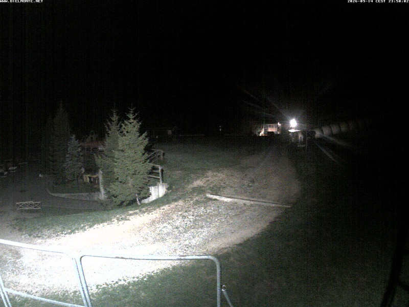 time-lapse frame, Bielmonte piste versante sud webcam