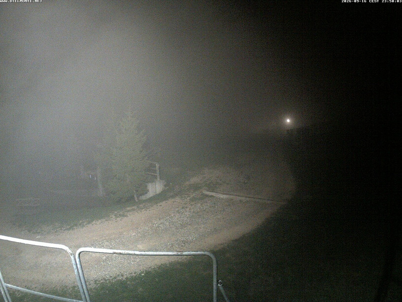 time-lapse frame, Bielmonte piste versante sud webcam