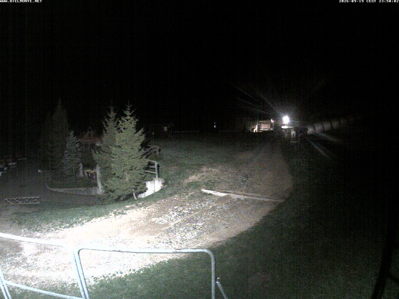time-lapse frame, Bielmonte piste versante sud webcam