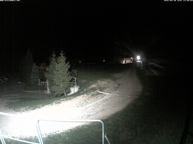 time-lapse frame, Bielmonte piste versante sud webcam