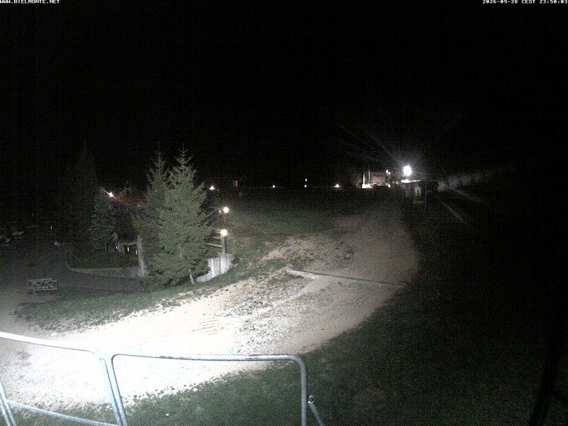 time-lapse frame, Bielmonte piste versante sud webcam