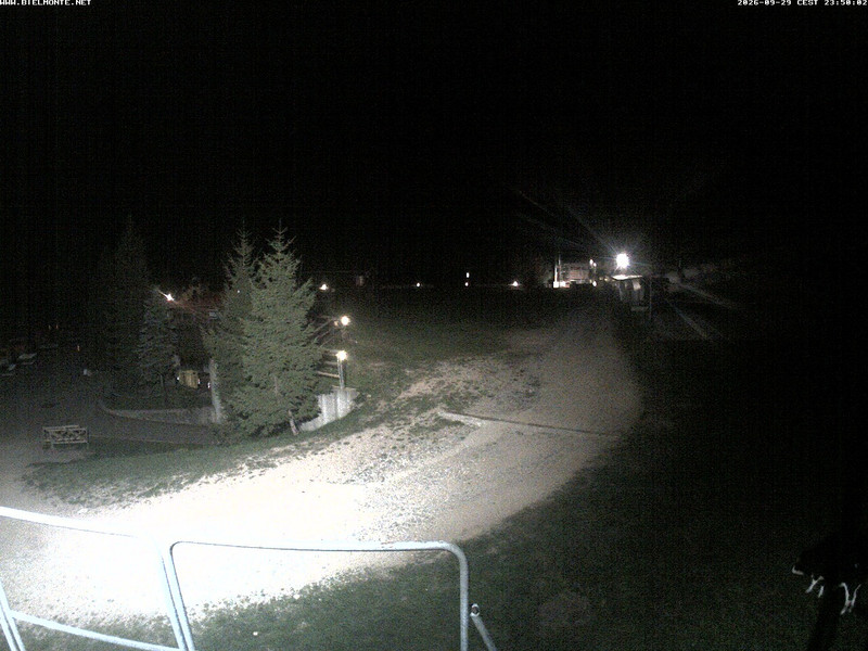 time-lapse frame, Bielmonte piste versante sud webcam