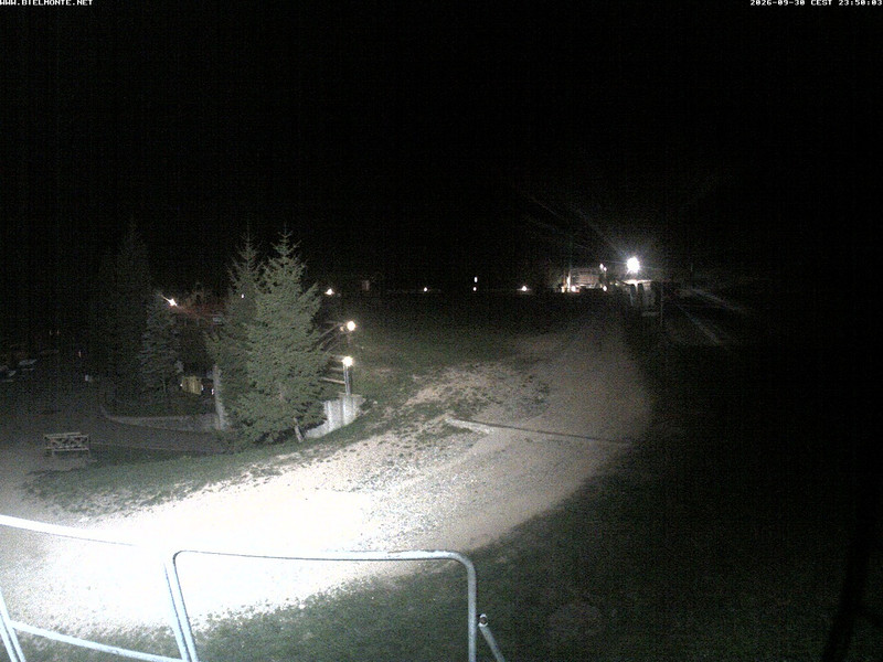 time-lapse frame, Bielmonte piste versante sud webcam