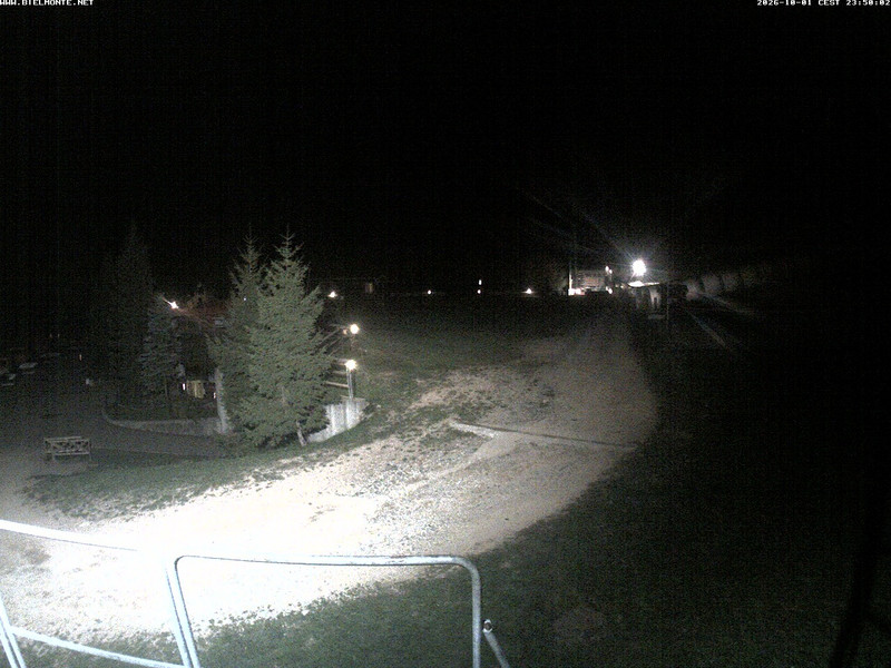 time-lapse frame, Bielmonte piste versante sud webcam