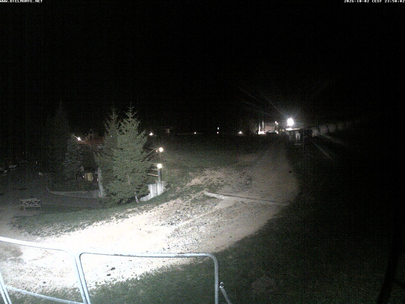time-lapse frame, Bielmonte piste versante sud webcam