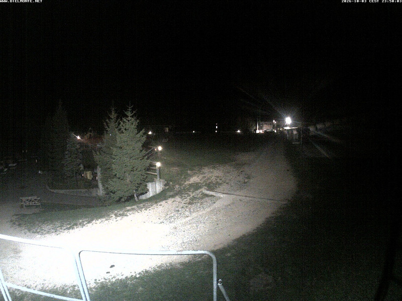 time-lapse frame, Bielmonte piste versante sud webcam