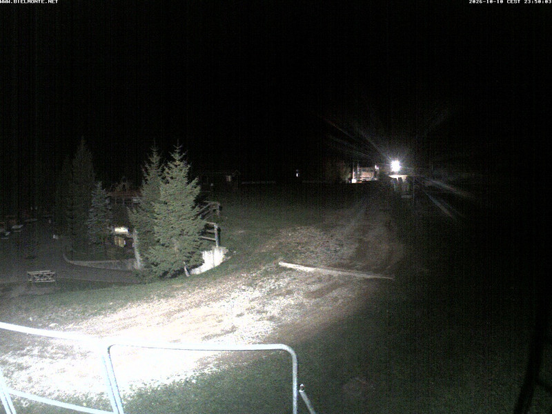 time-lapse frame, Bielmonte piste versante sud webcam
