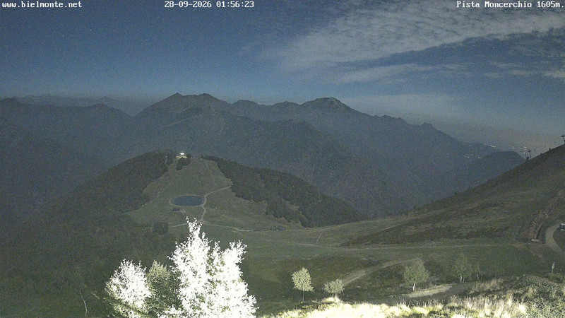 time-lapse frame, Bielmonte Monte Marca est webcam