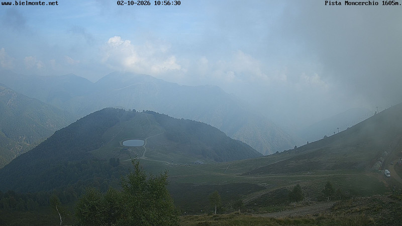 view from Bielmonte Monte Marca est on 2026-10-02