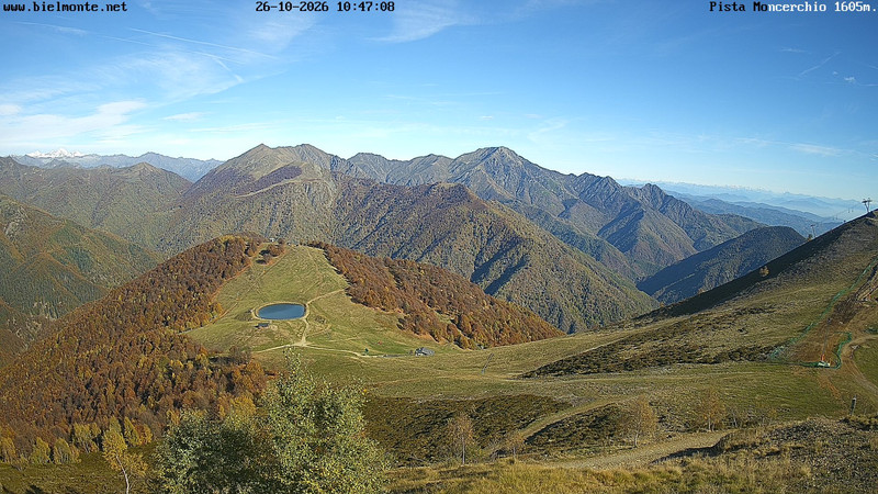 time-lapse frame, Bielmonte Monte Marca est webcam