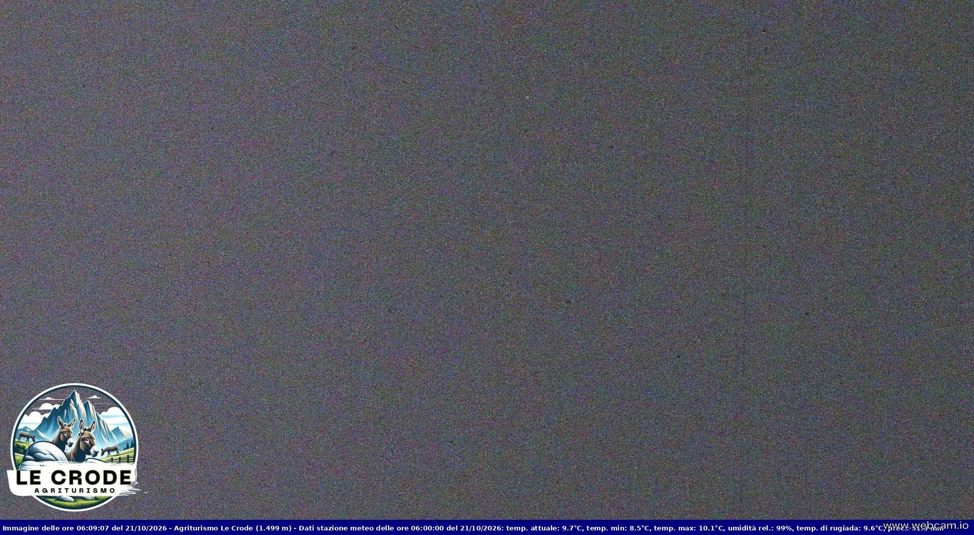 time-lapse frame, Agriturismo Le Crode - M. Pizzoc (TV) - 1499 m webcam