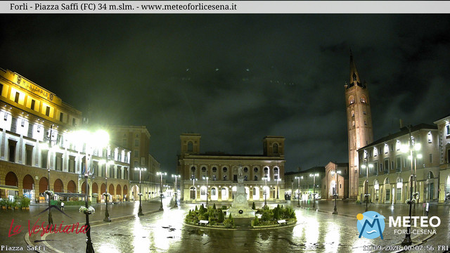time-lapse frame, Forlì - Piazza Saffi webcam
