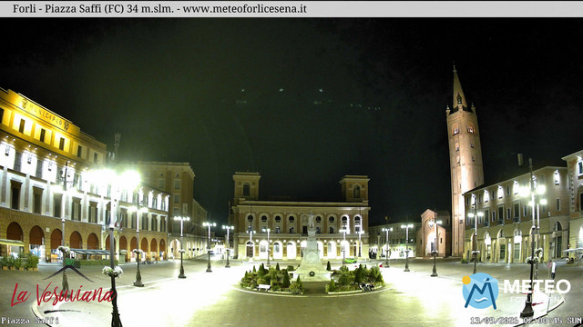time-lapse frame, Forlì - Piazza Saffi webcam