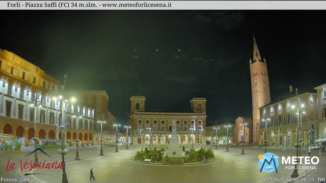 time-lapse frame, Forlì - Piazza Saffi webcam