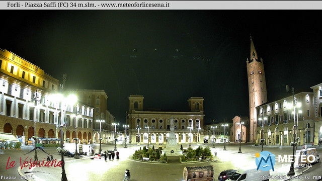 time-lapse frame, Forlì - Piazza Saffi webcam