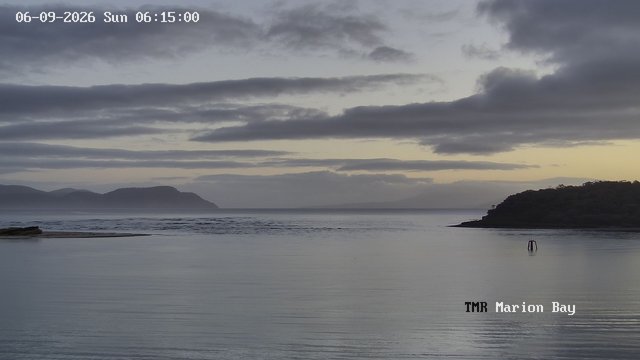 time-lapse frame, TMR - Marion Bay webcam
