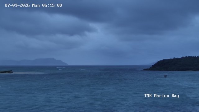 time-lapse frame, TMR - Marion Bay webcam