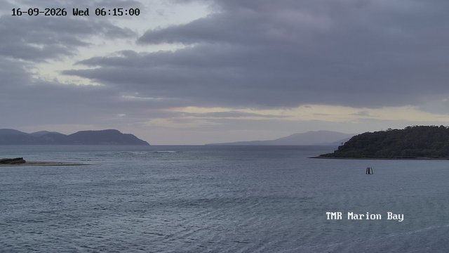 time-lapse frame, TMR - Marion Bay webcam