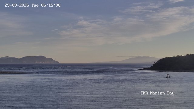 time-lapse frame, TMR - Marion Bay webcam