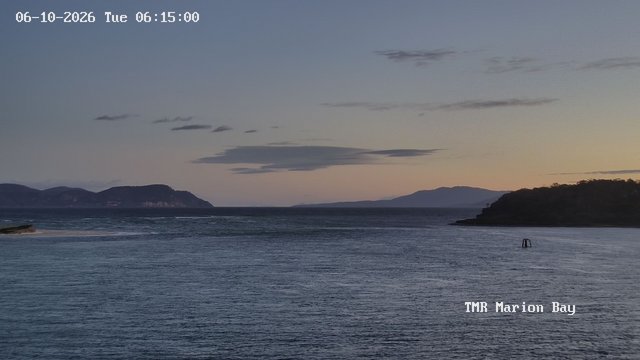 time-lapse frame, TMR - Marion Bay webcam
