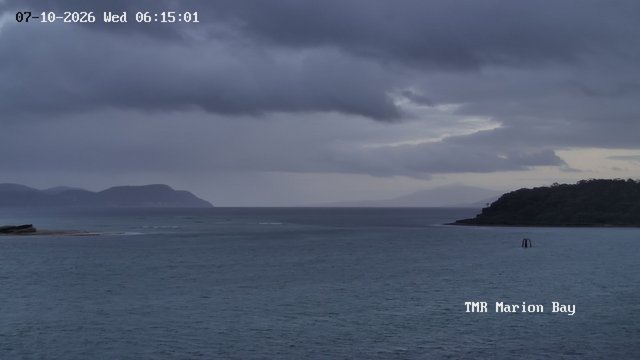 time-lapse frame, TMR - Marion Bay webcam