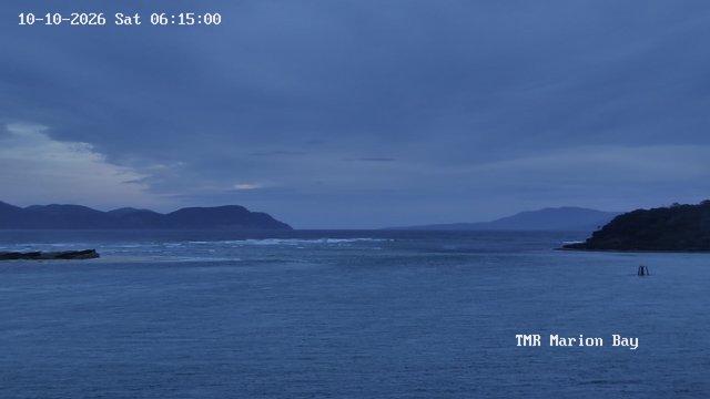 time-lapse frame, TMR - Marion Bay webcam