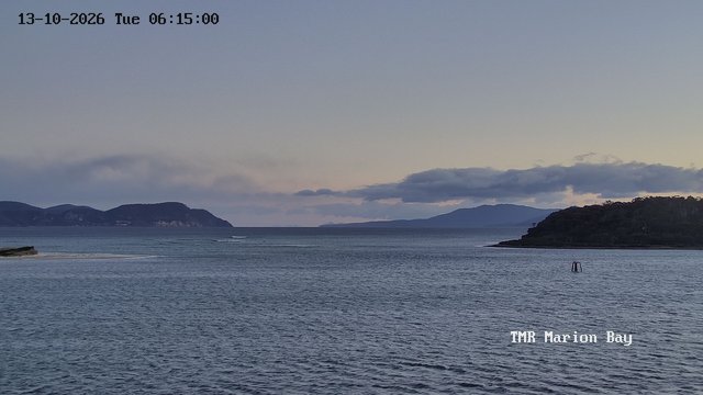 time-lapse frame, TMR - Marion Bay webcam