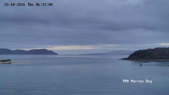 time-lapse frame, TMR - Marion Bay webcam