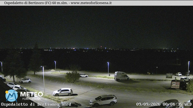 time-lapse frame, Ospedaletto di Bertinoro webcam
