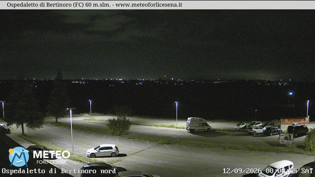 time-lapse frame, Ospedaletto di Bertinoro webcam