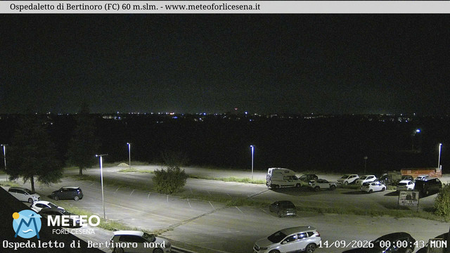 time-lapse frame, Ospedaletto di Bertinoro webcam