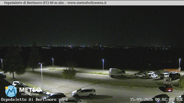 time-lapse frame, Ospedaletto di Bertinoro webcam