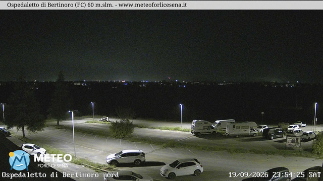 time-lapse frame, Ospedaletto di Bertinoro webcam