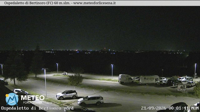 time-lapse frame, Ospedaletto di Bertinoro webcam